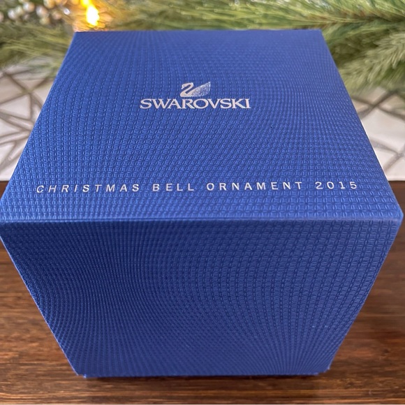 NIB 2015 Swarovski Christmas Bell Ornament - Large - Picture 4 of 4